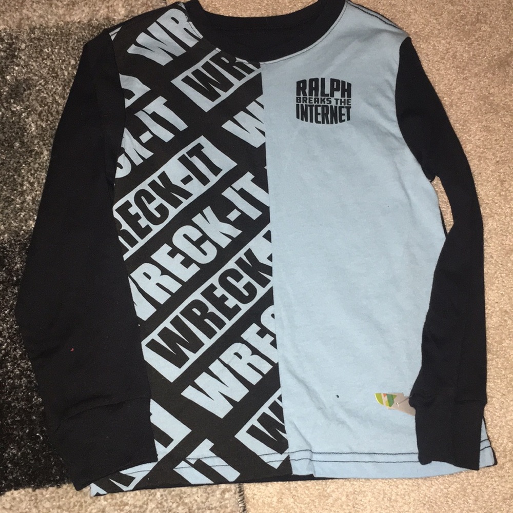 Wreck it Ralph xs long sleeve shirt extra small